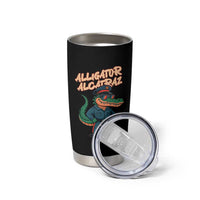 Alligator Alcatraz Political Tumbler Cup Funny Florida Gator Cop with Attitude - Wonder Print Shop