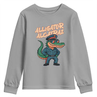 Alligator Alcatraz Political Youth Sweatshirt Funny Florida Gator Cop with Attitude - Wonder Print Shop