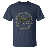 Alligator Alcatraz 2025 T Shirt Gator Lockdown Political Satire Barbed Wire Swamp Humor - Wonder Print Shop