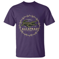 Alligator Alcatraz 2025 T Shirt Gator Lockdown Political Satire Barbed Wire Swamp Humor - Wonder Print Shop