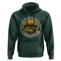 Alligator Alcatraz Everglades Florida Hoodie Vintage Political Satire Retro - Wonder Print Shop
