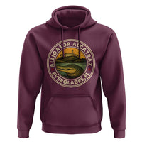 Alligator Alcatraz Everglades Florida Hoodie Vintage Political Satire Retro - Wonder Print Shop