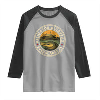 Alligator Alcatraz Everglades Florida Raglan Shirt Vintage Political Satire Retro - Wonder Print Shop