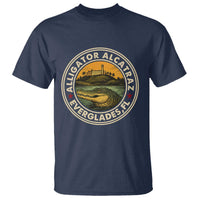Alligator Alcatraz Everglades Florida T Shirt Vintage Political Satire Retro - Wonder Print Shop