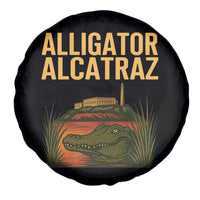 Alligator Alcatraz Florida Spare Tire Cover Political Swamp Prison Dark Humor - Wonder Print Shop