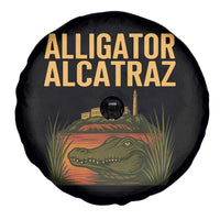 Alligator Alcatraz Florida Spare Tire Cover Political Swamp Prison Dark Humor - Wonder Print Shop