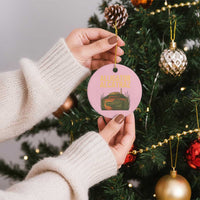 Alligator Alcatraz Florida Ceramic Ornament Political Swamp Prison Dark Humor - Wonder Print Shop