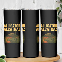 Alligator Alcatraz Florida Skinny Tumbler Political Swamp Prison Dark Humor - Wonder Print Shop