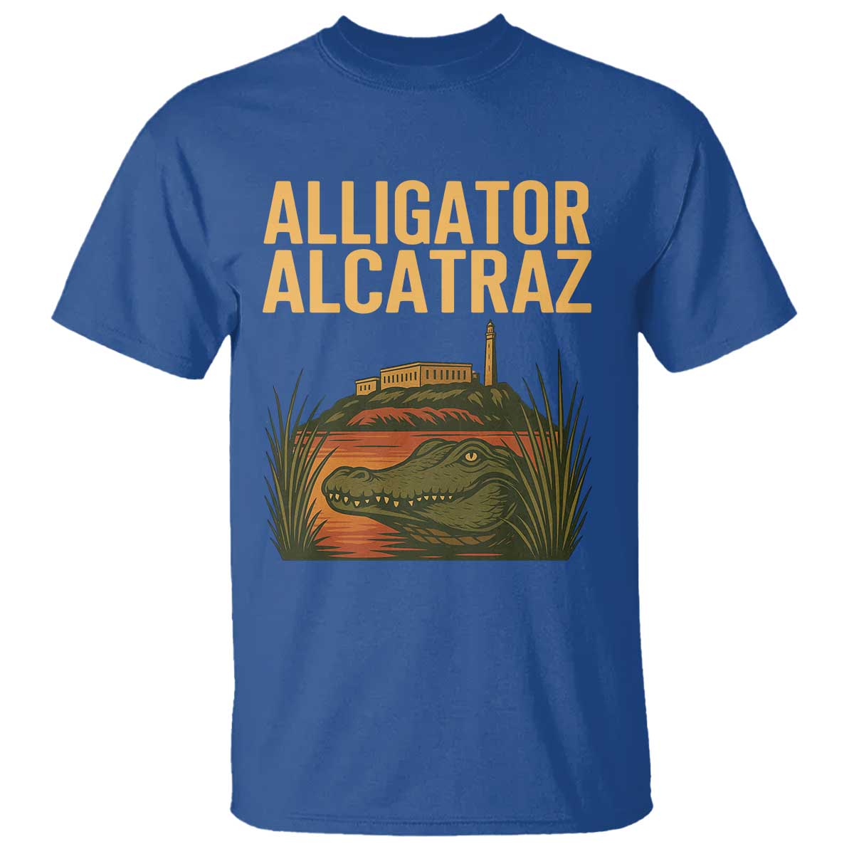 Alligator Alcatraz Florida T Shirt Political Swamp Prison Dark Humor - Wonder Print Shop