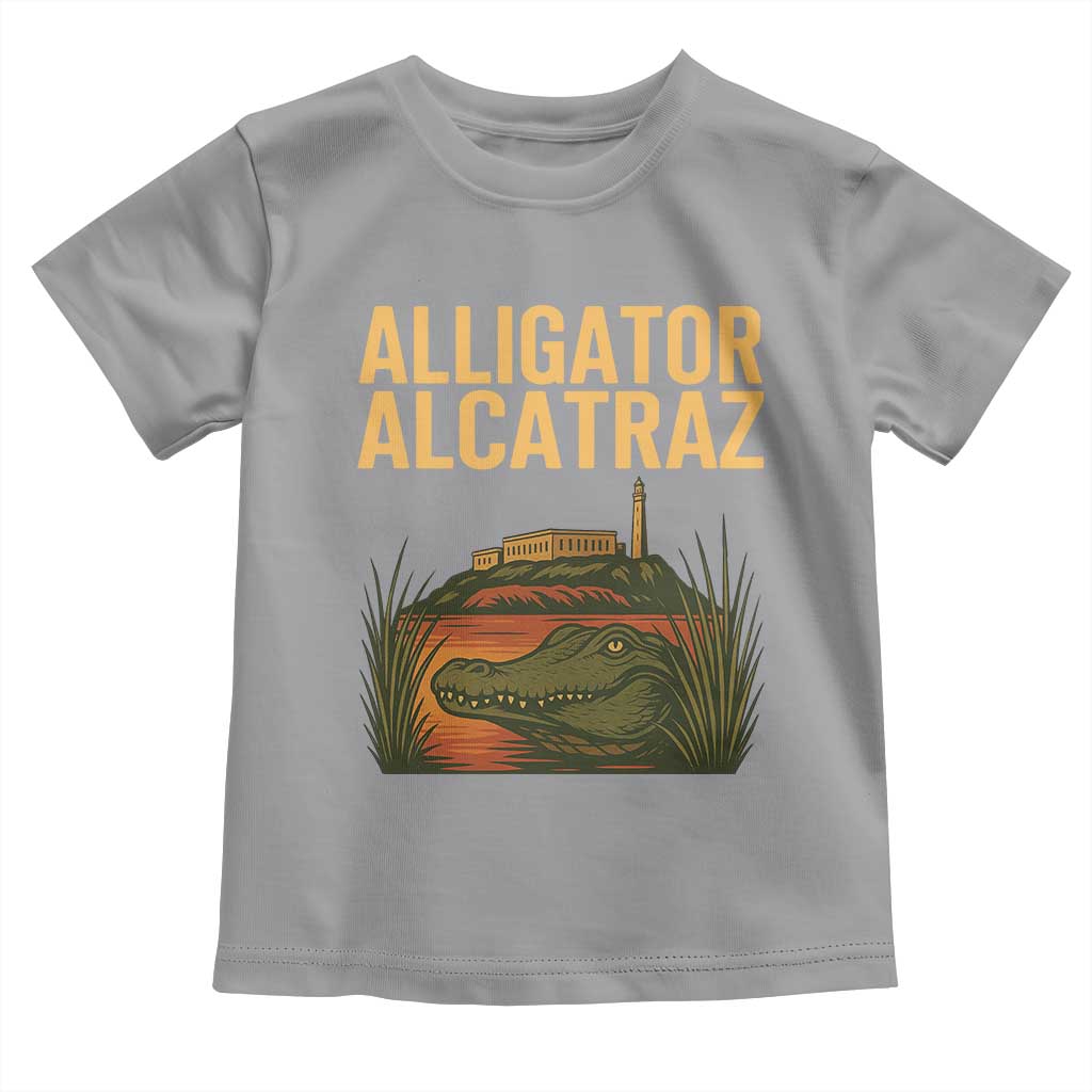 Alligator Alcatraz Florida Toddler T Shirt Political Swamp Prison Dark Humor - Wonder Print Shop