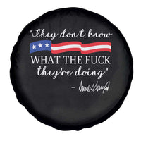 They Dont Know WTF They Are Doing Spare Tire Cover Red White Blue - Wonder Print Shop
