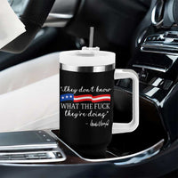 They Dont Know WTF They Are Doing Tumbler With Handle Red White Blue - Wonder Print Shop