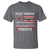 Peace Through Strength T Shirt Patriotic Midnight Hammer Jet American Flag - Wonder Print Shop