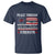 Peace Through Strength T Shirt Patriotic Midnight Hammer Jet American Flag - Wonder Print Shop