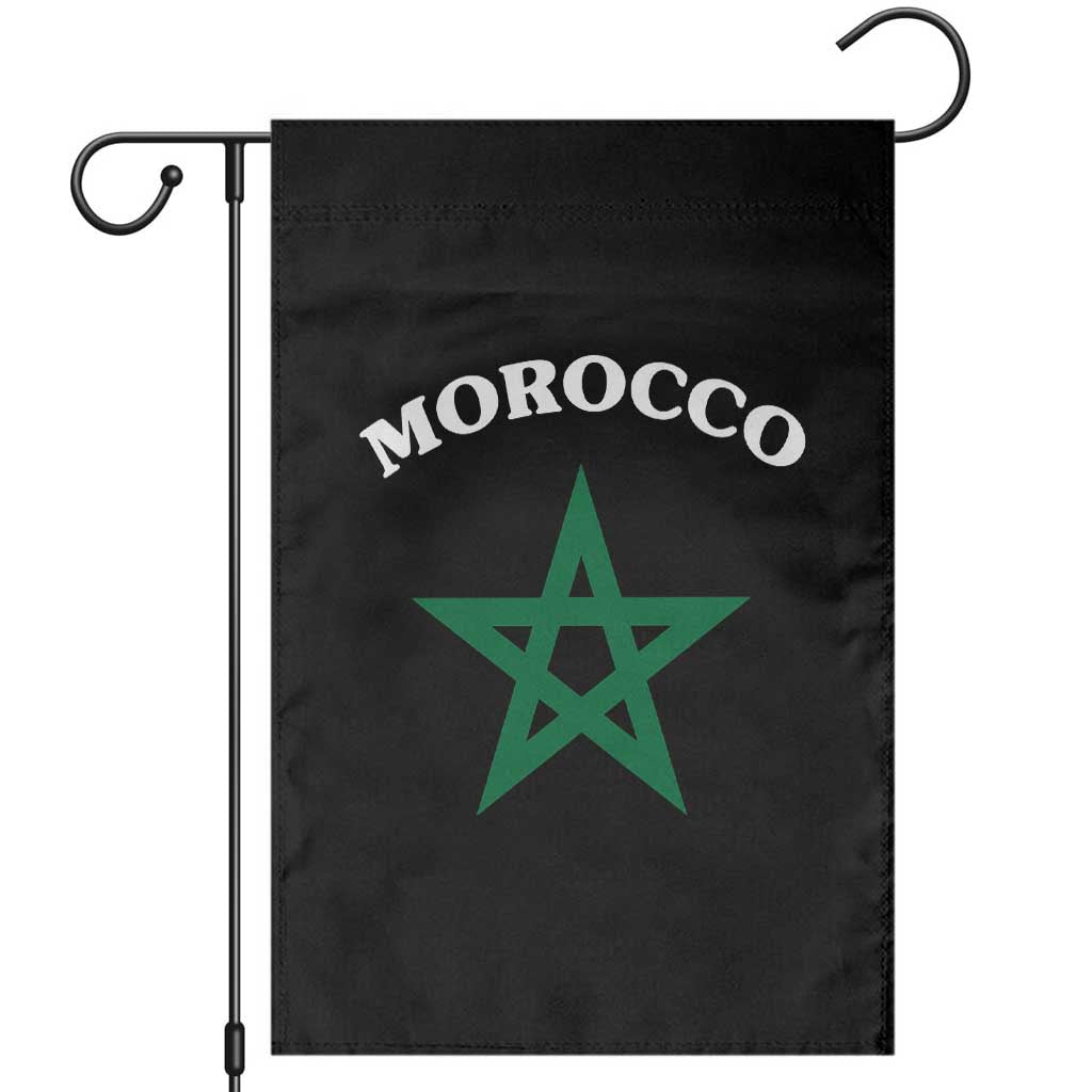 Morocco Pride Flag Star Garden Flag Patriotic Moroccan Heritage Souvenir