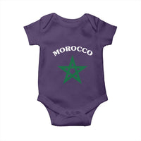 Morocco Pride Flag Star Baby Onesie Patriotic Moroccan Heritage Souvenir