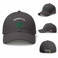 Morocco Pride Flag Star Baseball Cap Patriotic Moroccan Heritage Souvenir