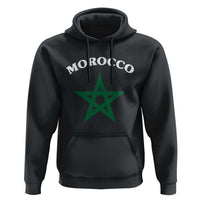 Morocco Pride Flag Star Hoodie Patriotic Moroccan Heritage Souvenir