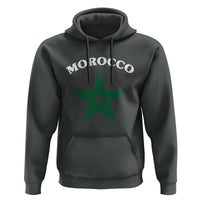 Morocco Pride Flag Star Hoodie Patriotic Moroccan Heritage Souvenir