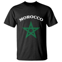Morocco Pride Flag Star T Shirt Patriotic Moroccan Heritage Souvenir