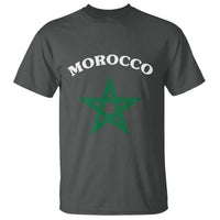 Morocco Pride Flag Star T Shirt Patriotic Moroccan Heritage Souvenir