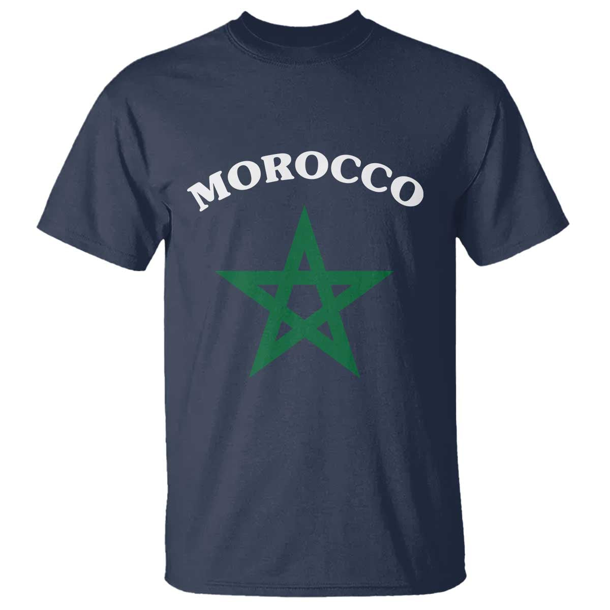 Morocco Pride Flag Star T Shirt Patriotic Moroccan Heritage Souvenir