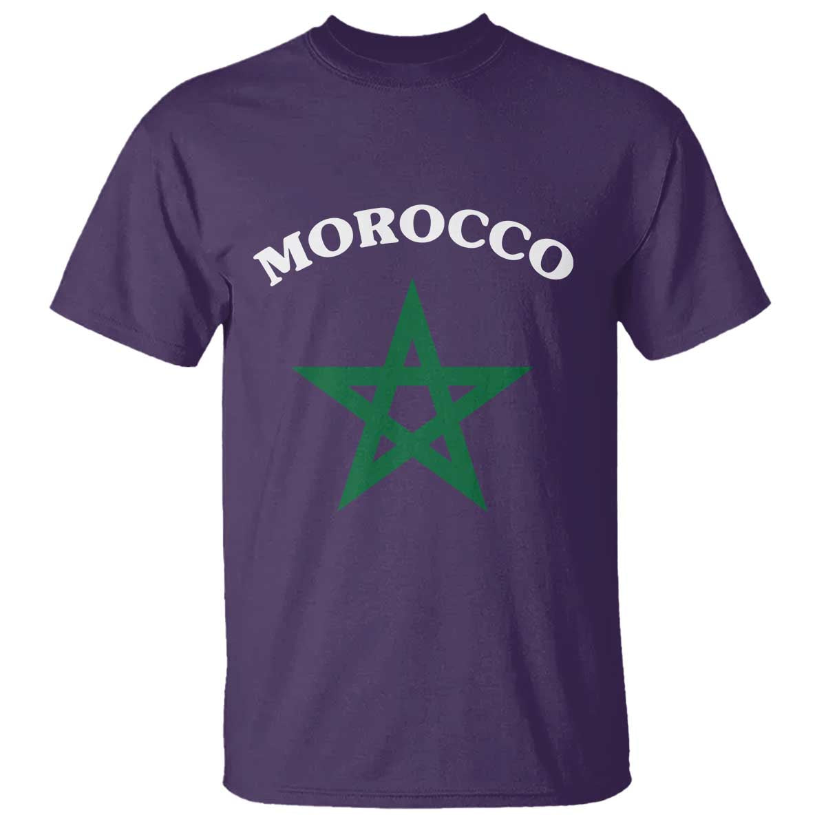 Morocco Pride Flag Star T Shirt Patriotic Moroccan Heritage Souvenir