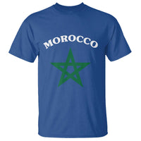 Morocco Pride Flag Star T Shirt Patriotic Moroccan Heritage Souvenir