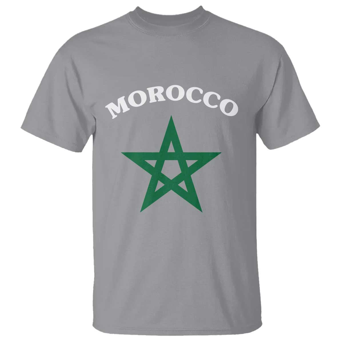 Morocco Pride Flag Star T Shirt Patriotic Moroccan Heritage Souvenir