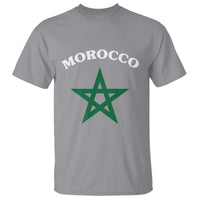Morocco Pride Flag Star T Shirt Patriotic Moroccan Heritage Souvenir