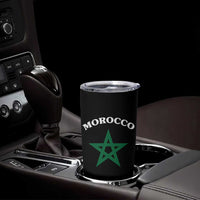 Morocco Pride Flag Star Tumbler Cup Patriotic Moroccan Heritage Souvenir