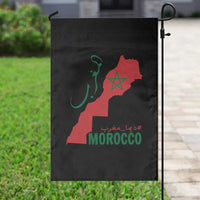 Morocco Map Dima Maghrib with Arabic Calligraphy Garden Flag Maghreb Traditional Moroccan Roots Graphic