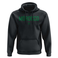 Morocco Star Flag Minimalist Moroccan Pride Hoodie