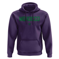 Morocco Star Flag Minimalist Moroccan Pride Hoodie