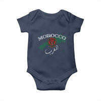 Morocco Lion Maghrib Moroccan Spirit Heritage Baby Onesie