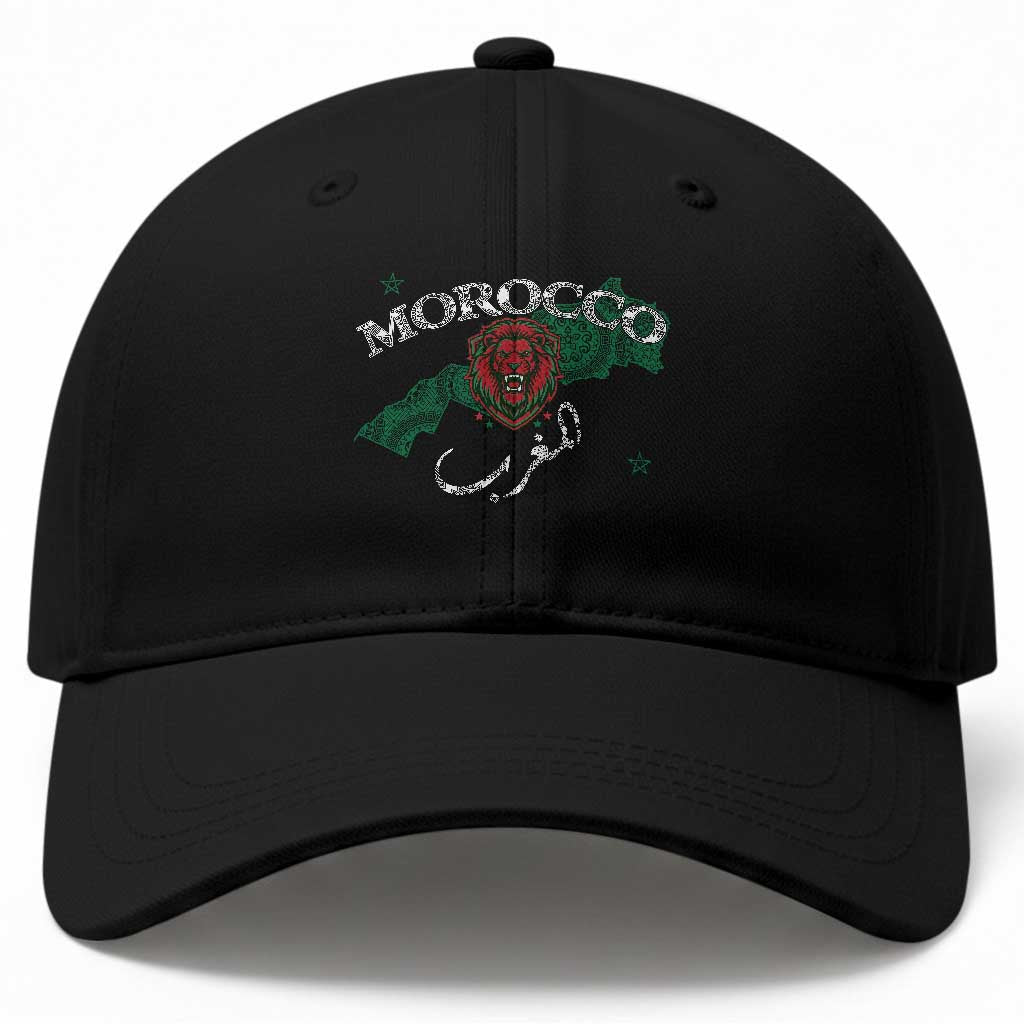 Morocco Lion Maghrib Moroccan Spirit Heritage Baseball Cap
