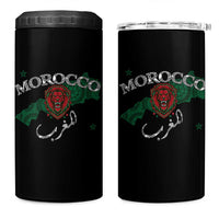 Morocco Lion Maghrib Moroccan Spirit Heritage 4 in 1 Can Cooler Tumbler
