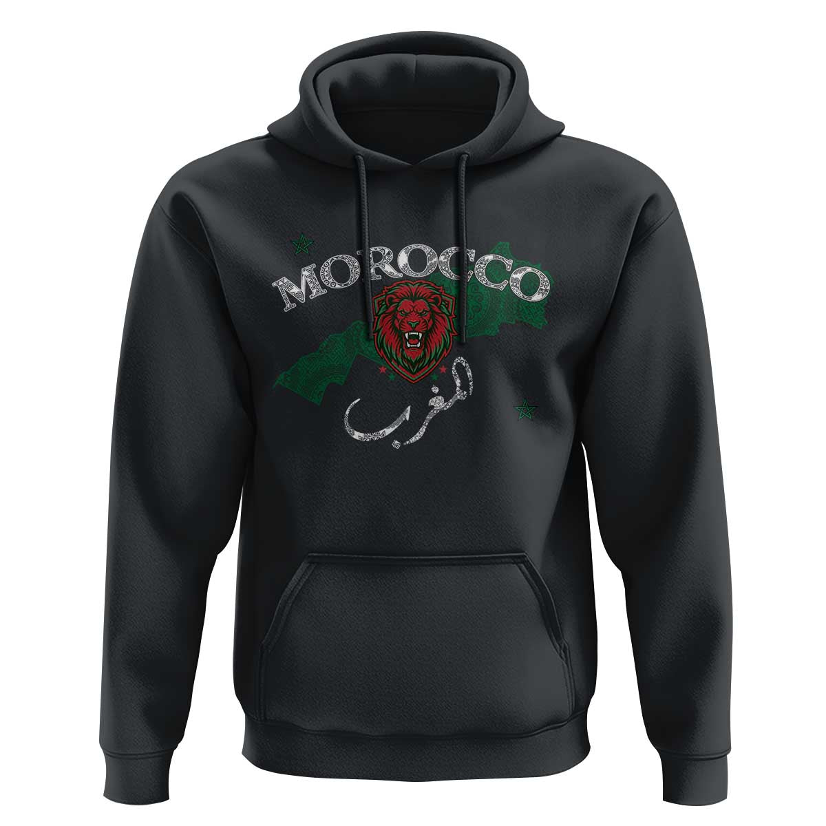 Morocco Lion Maghrib Moroccan Spirit Heritage Hoodie