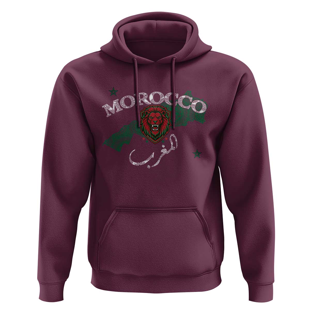 Morocco Lion Maghrib Moroccan Spirit Heritage Hoodie