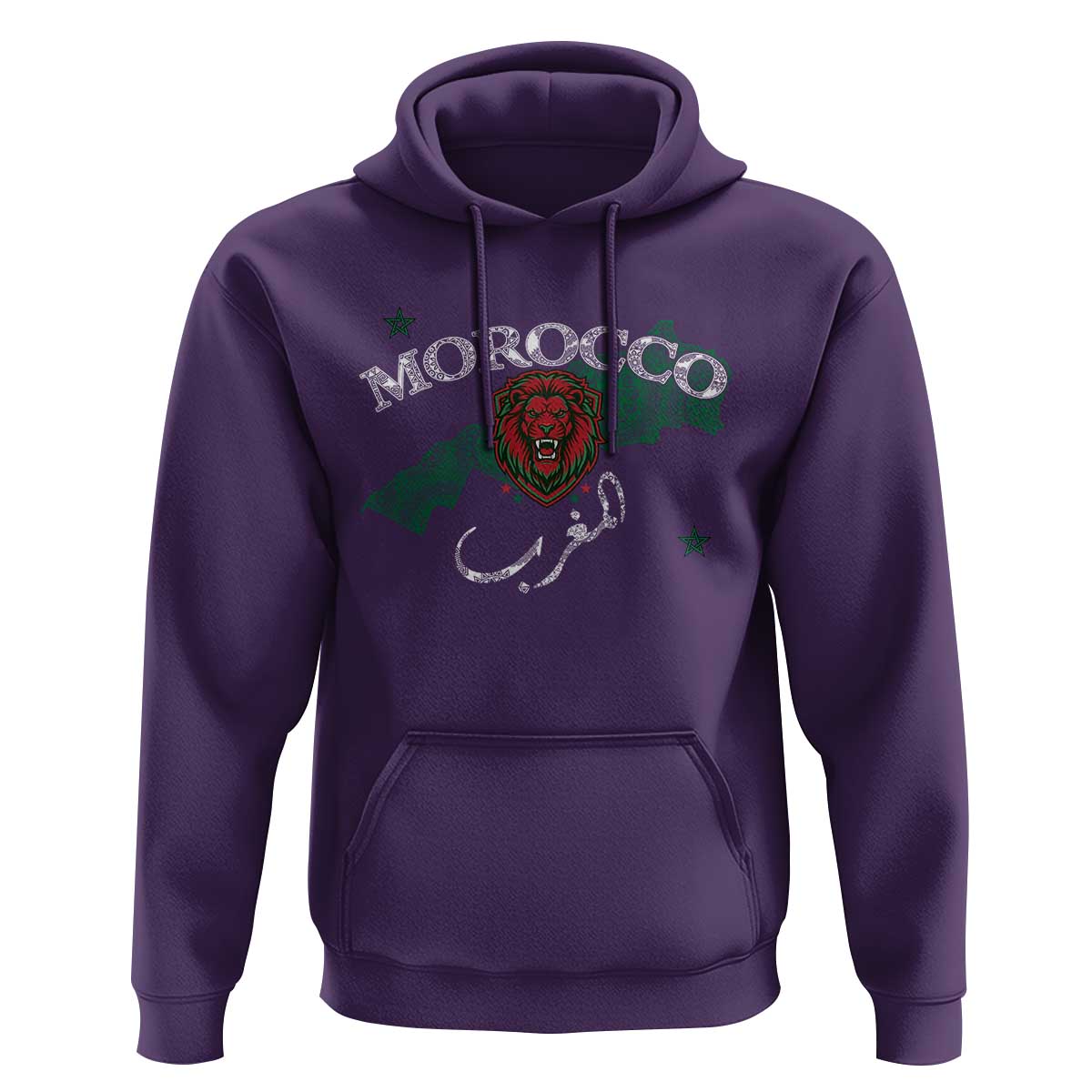 Morocco Lion Maghrib Moroccan Spirit Heritage Hoodie