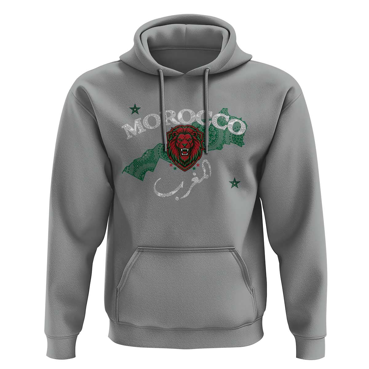 Morocco Lion Maghrib Moroccan Spirit Heritage Hoodie