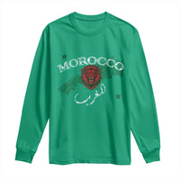 Morocco Lion Maghrib Moroccan Spirit Heritage Long Sleeve Shirt