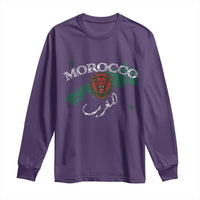 Morocco Lion Maghrib Moroccan Spirit Heritage Long Sleeve Shirt
