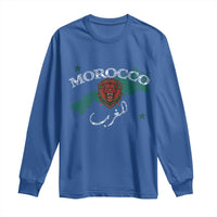 Morocco Lion Maghrib Moroccan Spirit Heritage Long Sleeve Shirt