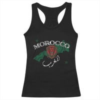 Morocco Lion Maghrib Moroccan Spirit Heritage Racerback Tank Top