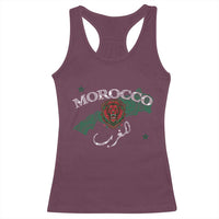Morocco Lion Maghrib Moroccan Spirit Heritage Racerback Tank Top