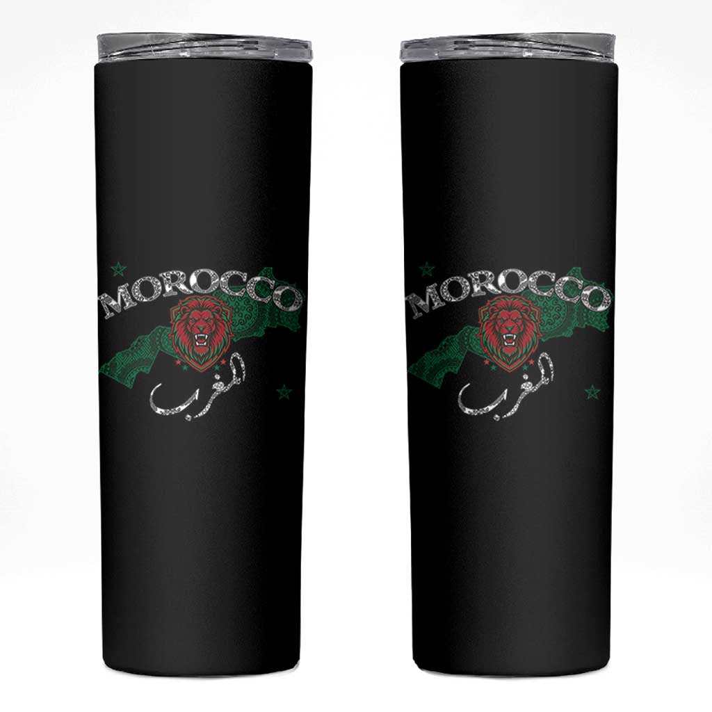 Morocco Lion Maghrib Moroccan Spirit Heritage Skinny Tumbler