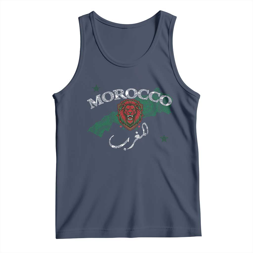 Morocco Lion Maghrib Moroccan Spirit Heritage Tank Top