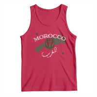 Morocco Lion Maghrib Moroccan Spirit Heritage Tank Top