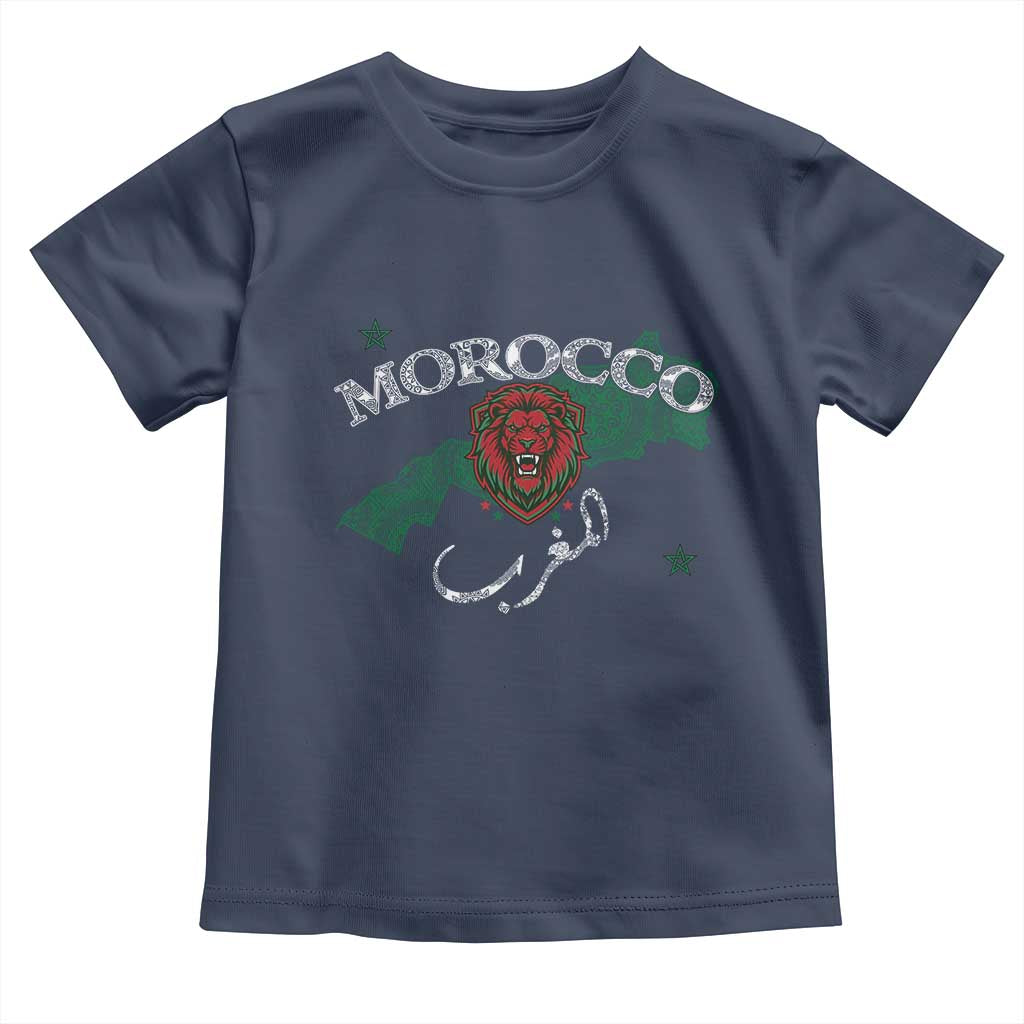 Morocco Lion Maghrib Moroccan Spirit Heritage Toddler T Shirt